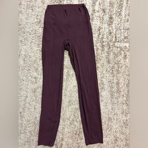 Free Spirit Outlet 7/8 high rise no front seam legging dark purple size small